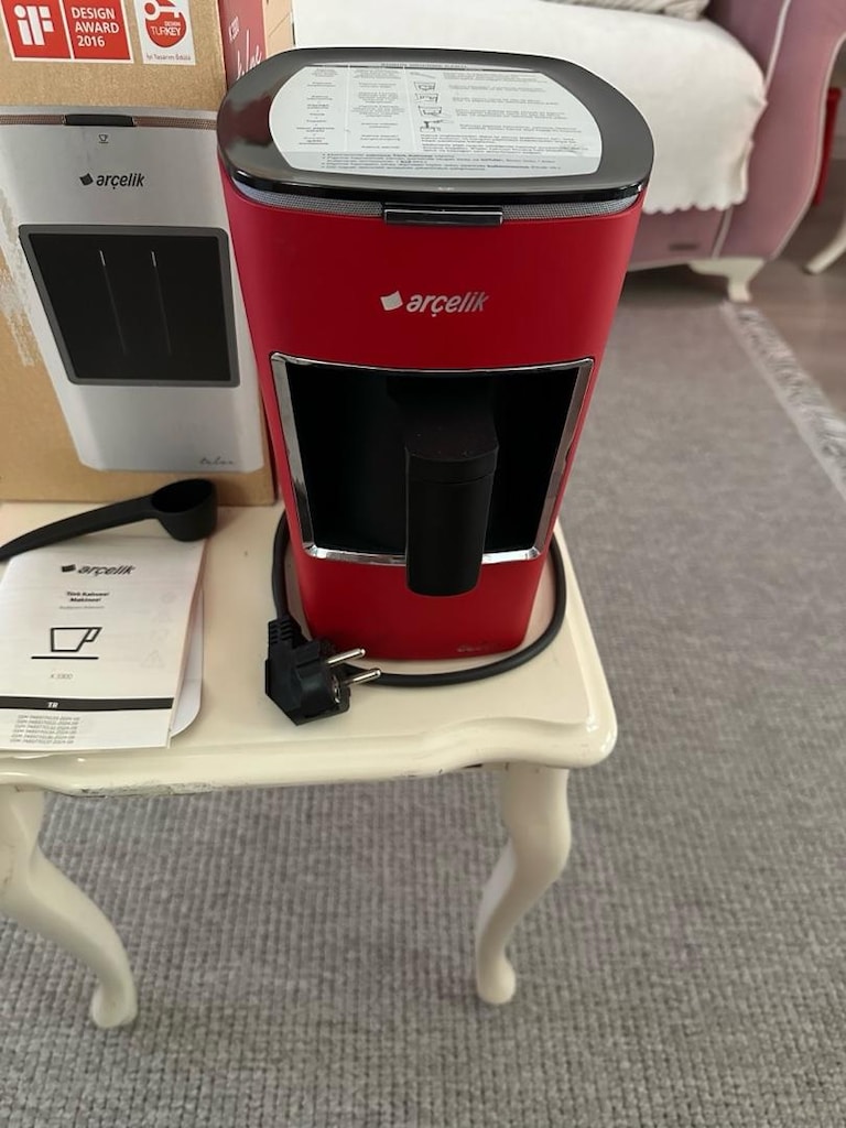 ARÇELİK K3300 TÜRK KAHVESİ MAKİNESİ TELVE KIRMIZI KUTULU ÇOK TEMİZ - 2