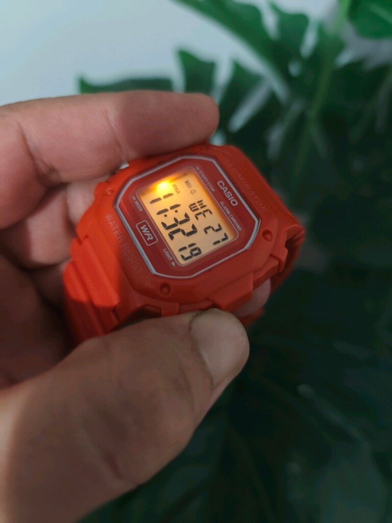 Orjinal Casio F-108WH Erkek Saat Nar Çiçeği - 6