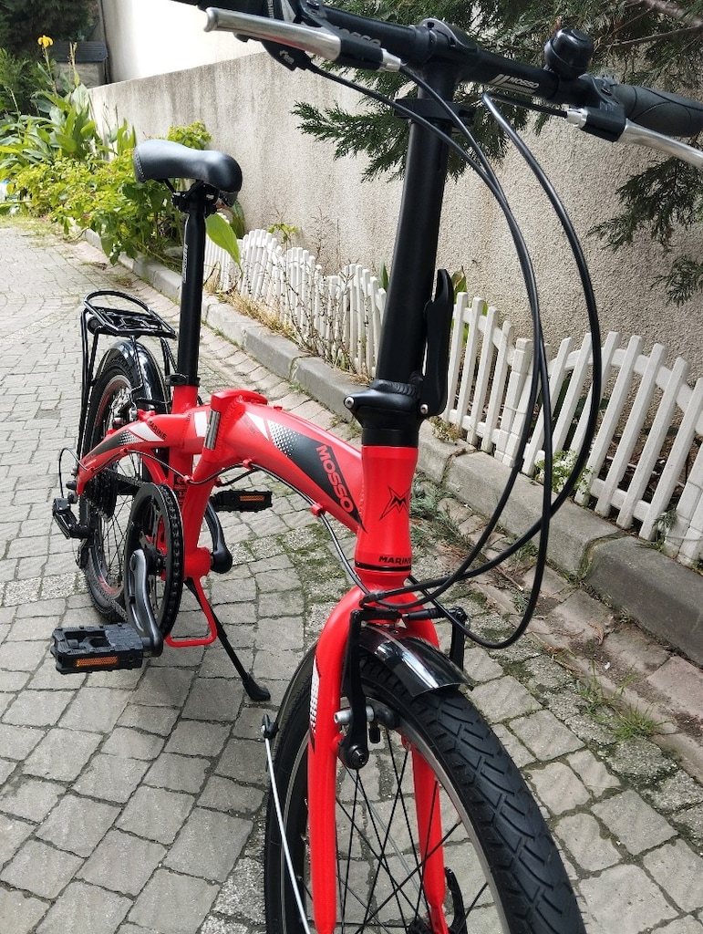 SIFIR GİBİ MOSSO MARİNE 20 7V Katlanır Bisiklet - 11