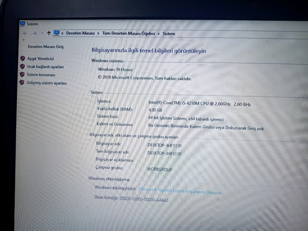 HP i5/4 Nesil probook 650 G1 açıklama var - 4