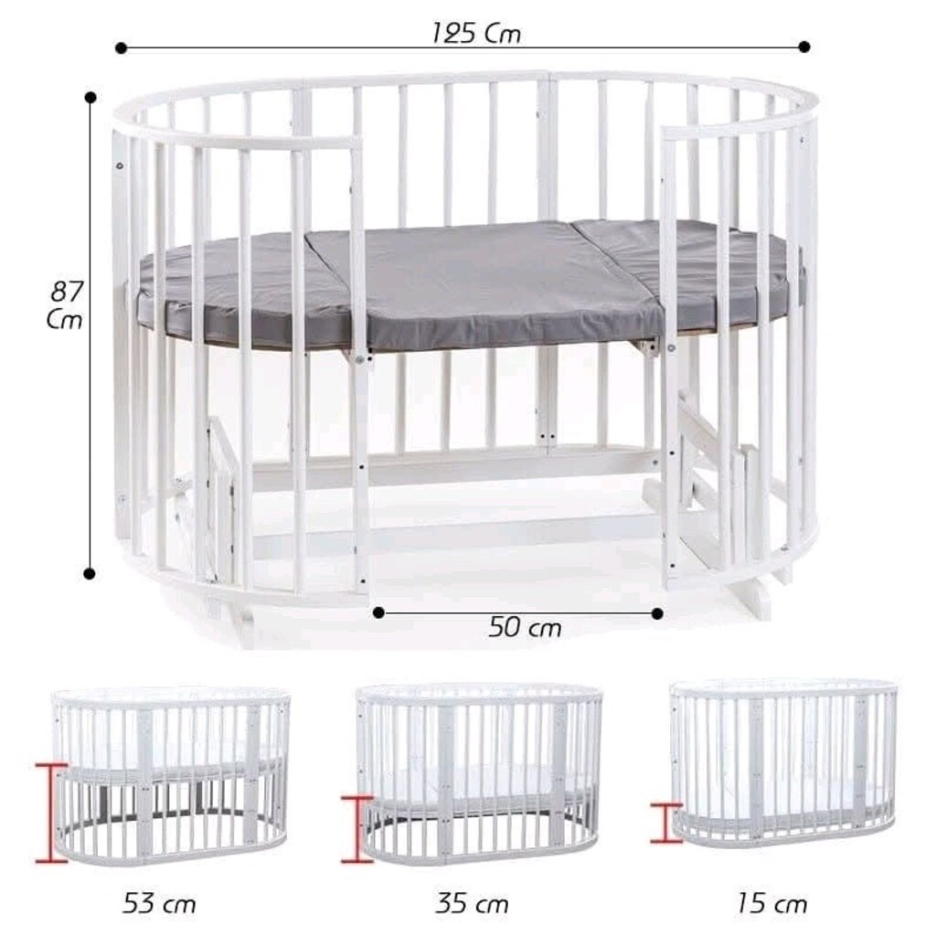 Heyner 7in1 Beşik & Yatak (Stokke Play) - 7