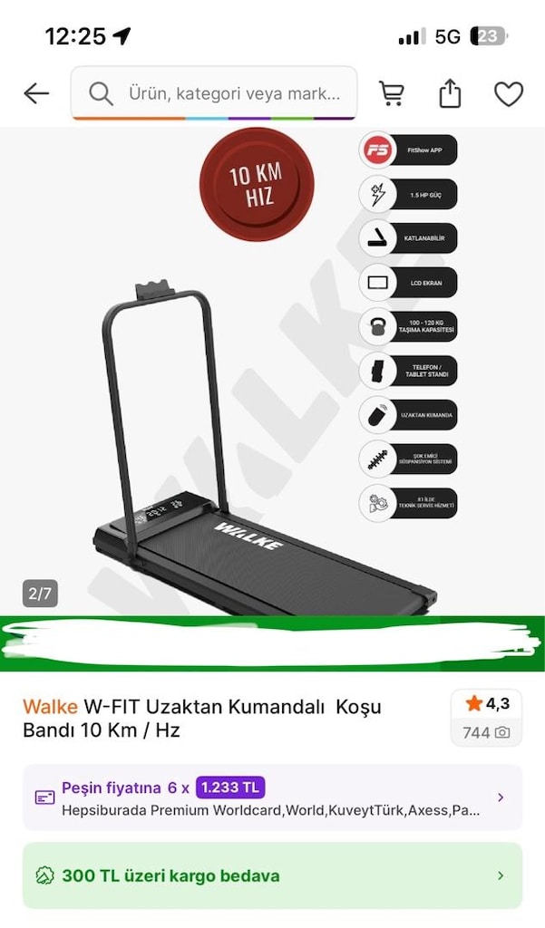 walke sport yürüyüş bandı - 8
