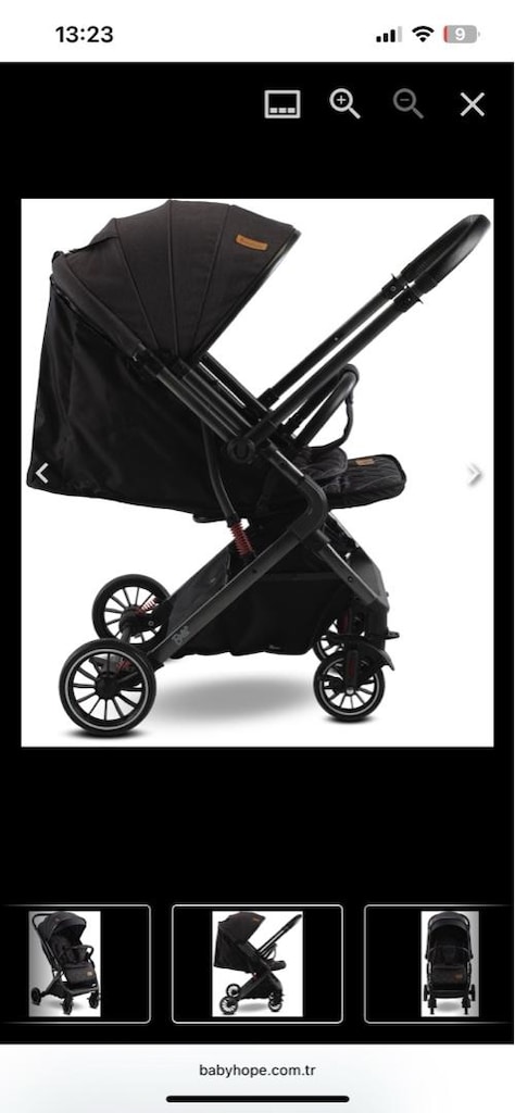 bebek arabası baby hope çift yönlü kabin boy bebek arabası - 3