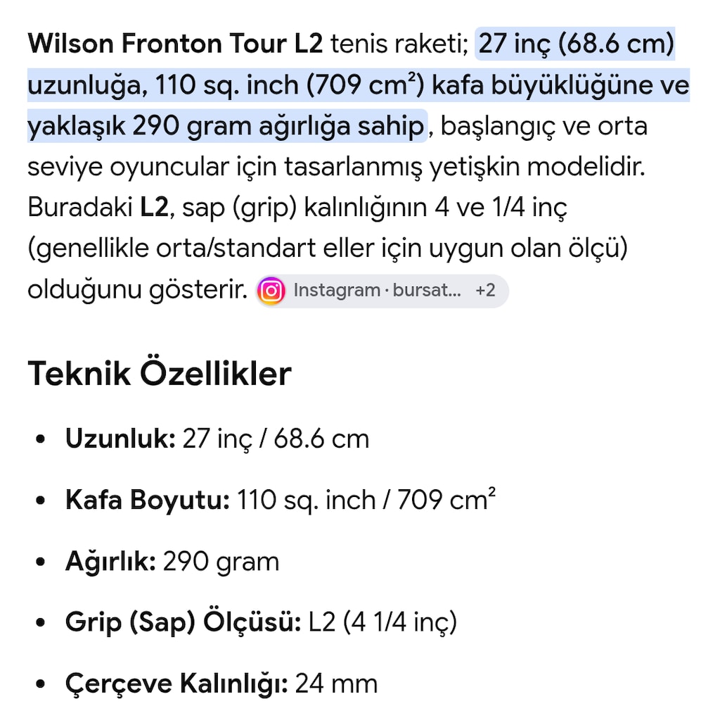 Wilson Tenis Raketi - 2