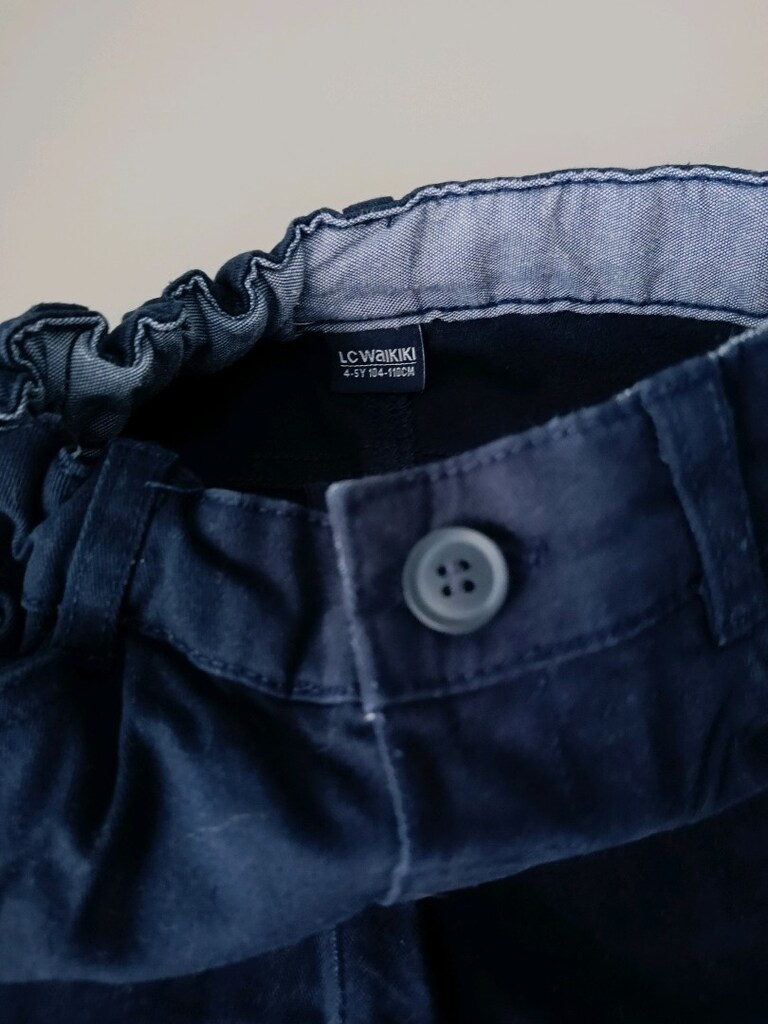 erkek çocuk lacivert düz pantolon 4,5 yaş - 3