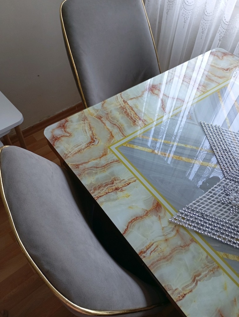 8 kişilik salon yemek masası - 5