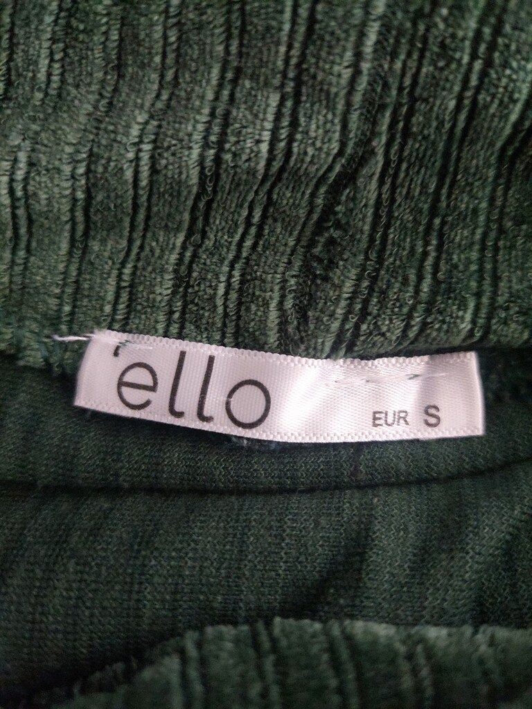 Zümrüt Yeşili Fitilli Kadife sweatshirt -bluz - 8