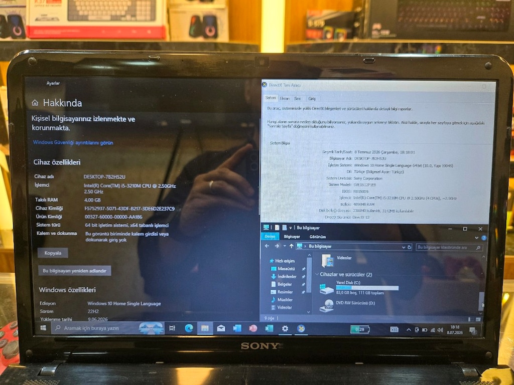 UYGUN FİYATLI İ5 İŞLEMCİLİ SSD'li LAPTOP - 7