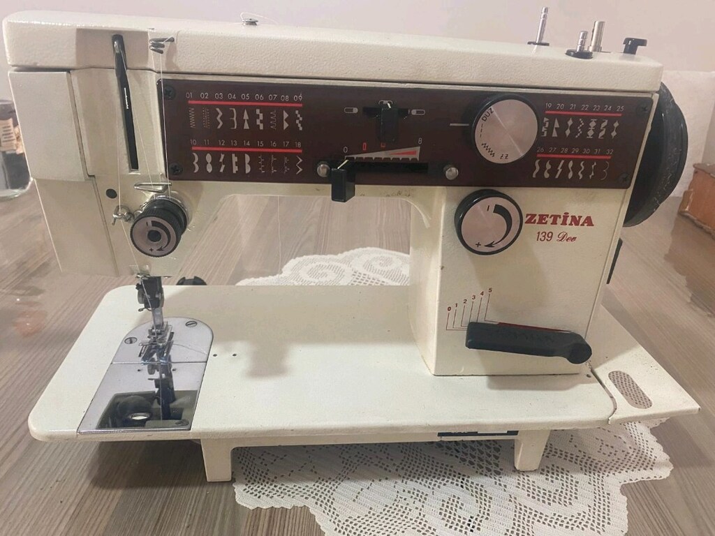 Zetina piko ve dikiş makinesi