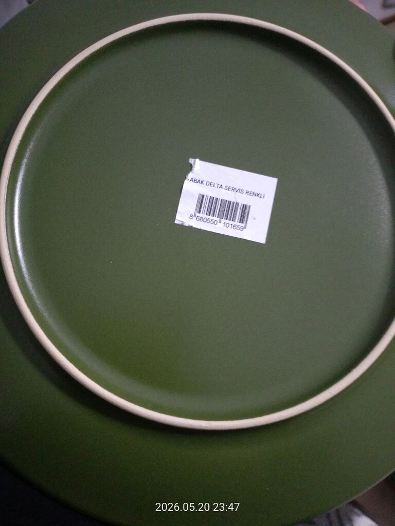 9 tane keramika servis tabağı - 2