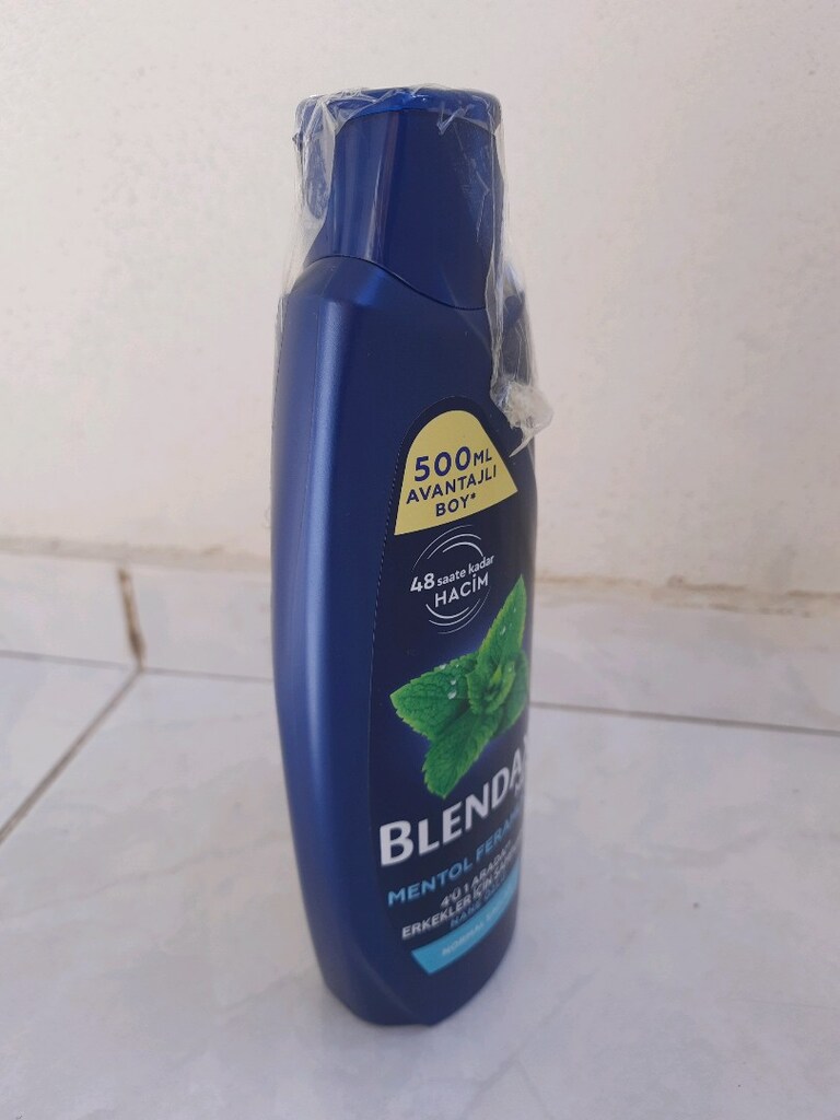 TESLİM:AKÇAY SIFIR BLENDAX MEN MENTOL FERAHLIĞI 4 ü 1 ARADA ŞAMPUAN. - 3