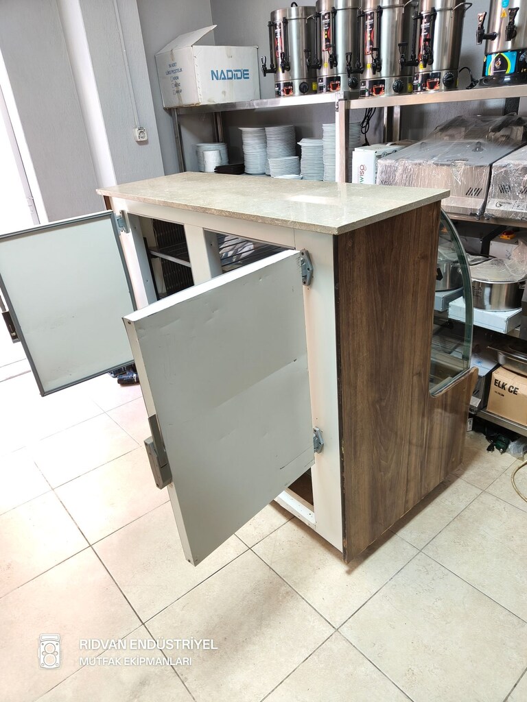 Meze dolabı kebap dolabı çikolata pasta teşhir vitrin soğutucu dolap - 6