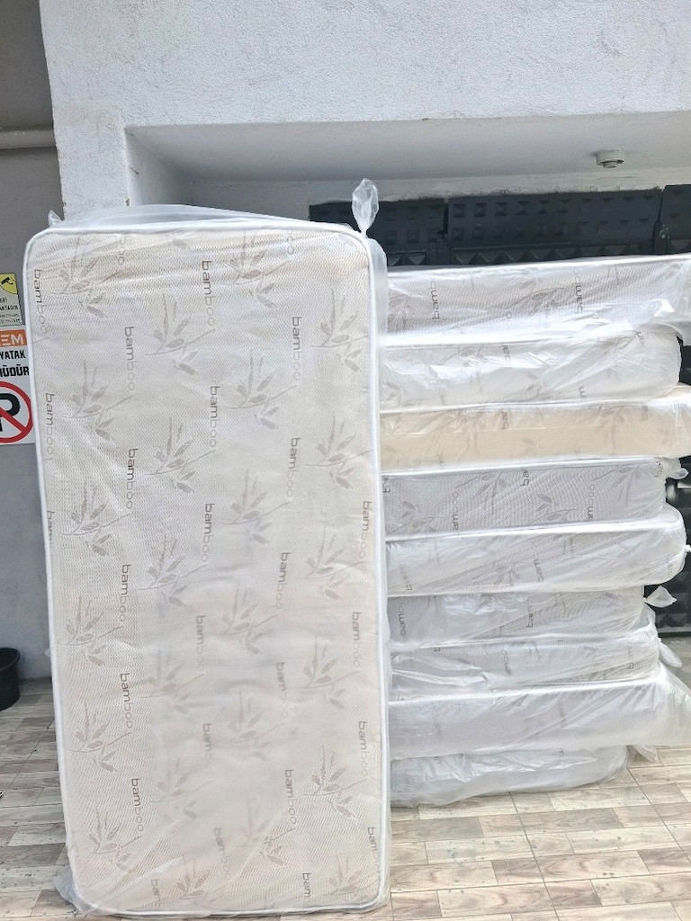 TEK KİŞİLİK ORTOPEDİK BAMBOO YATAK İST 2 SAAT İÇİNDE ÜCRETSİZ TESLİMAT - 14