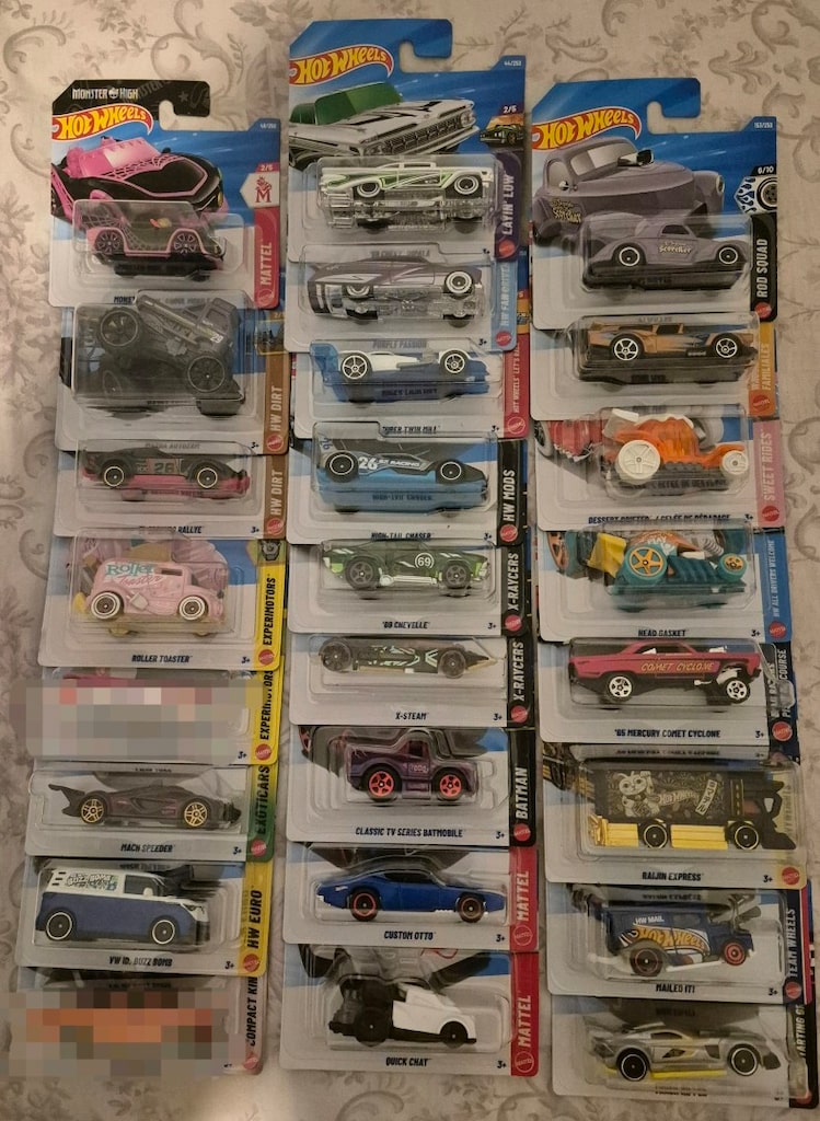 HOT WHEELS adet 90 3lü lotlar 250 4lü 330 - 2
