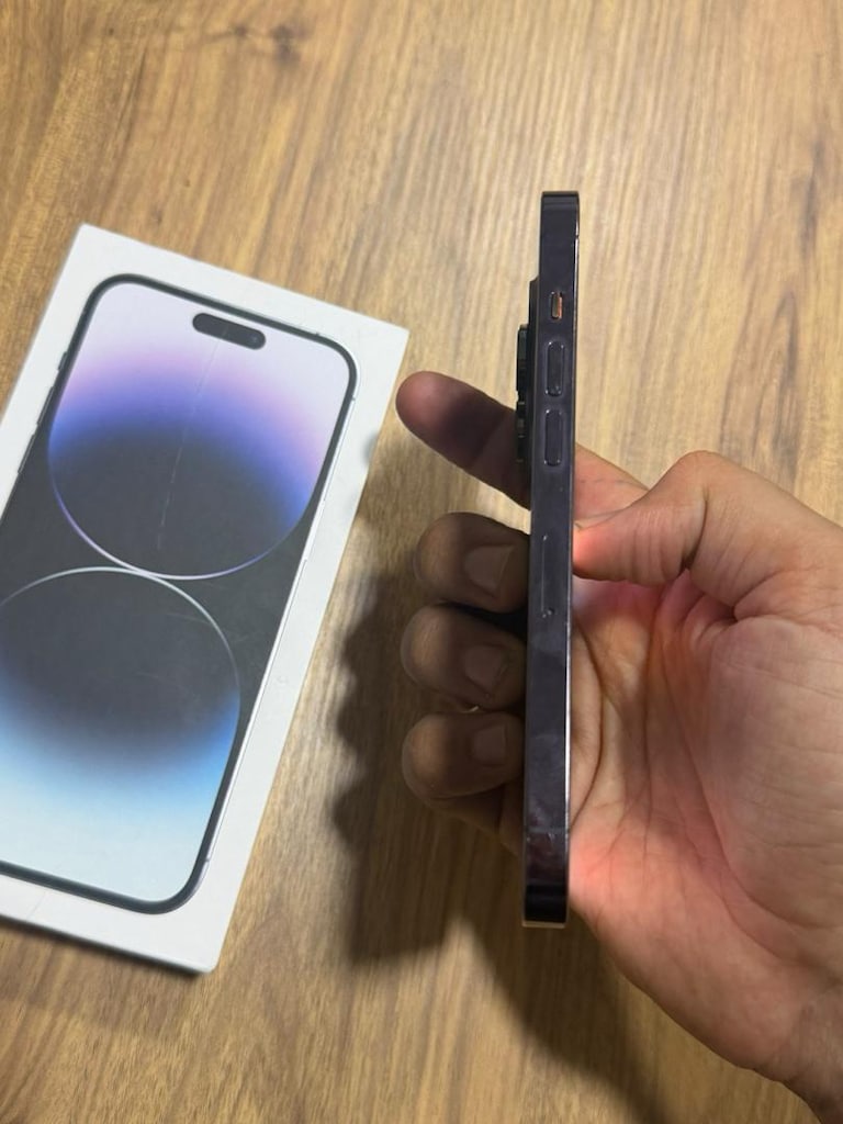 İPHONE 14 PRO 256 GB DERİN MOR YURTİÇİ HERŞEYİ ORJİNAL DEĞİŞENSİZ PİL - 4