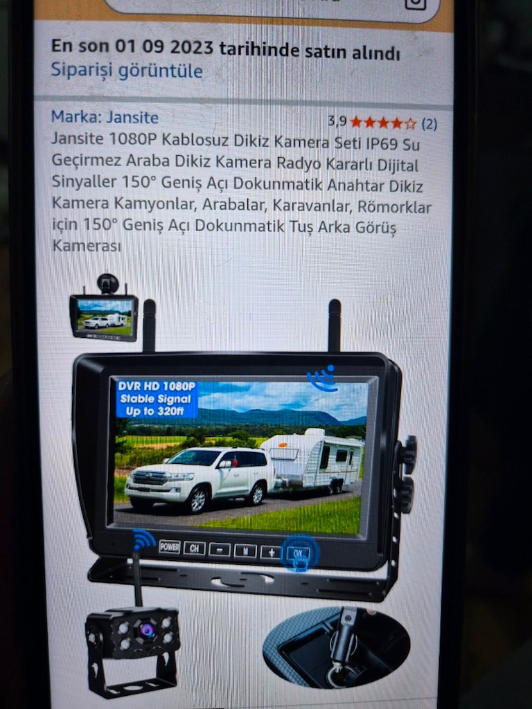jansite marka kablosuz su geçirmez kamera - 6
