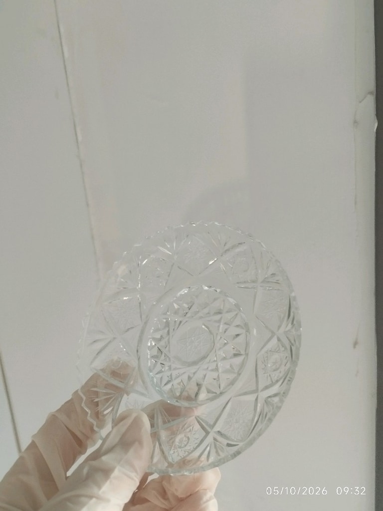 6 li kristal cam cay bardağı seti - 4