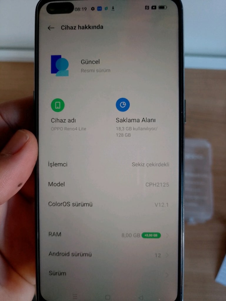 Oppo Reno 4 Lite 8 gb ram ilk sahibinden sorunsuz - 5