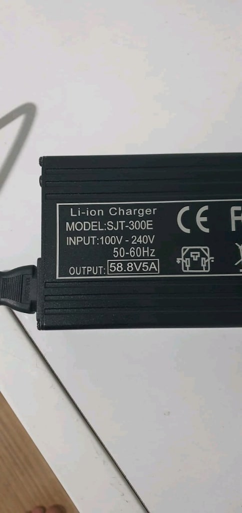 scooter v elektrikli motor için şarj aleti 58.8 volt lityum v lifepo4 - 7