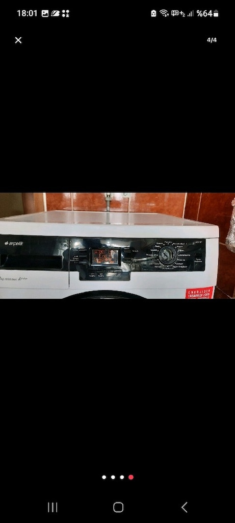 Açıklama Bl.Okuyunuz )Arçelik 8 Kg Çamaşır Makinesi Çalışır Durumda. - 2