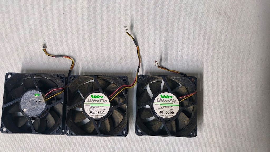 Nidec UltraFlo T70T12MMA9-52K06 12V DC Soğutma Fanı (70x70x25mm) - 7