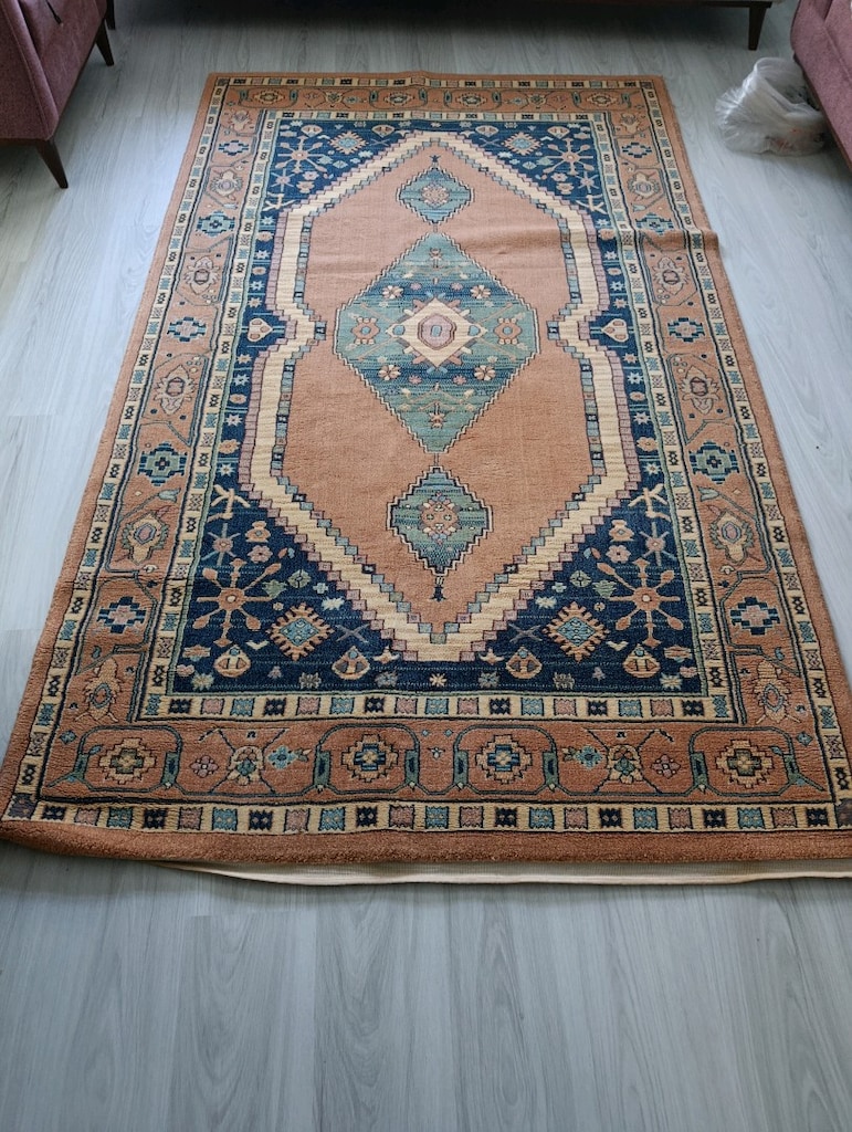 4 metre kare temiz yeni yıkanmış halı - 2
