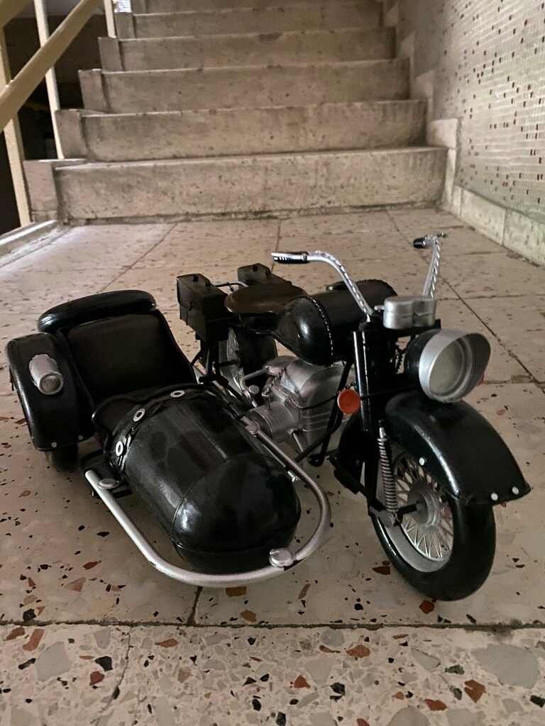 YENİ SEPETLİ METALİK MOTOR 32 cm uzunlukta - 2