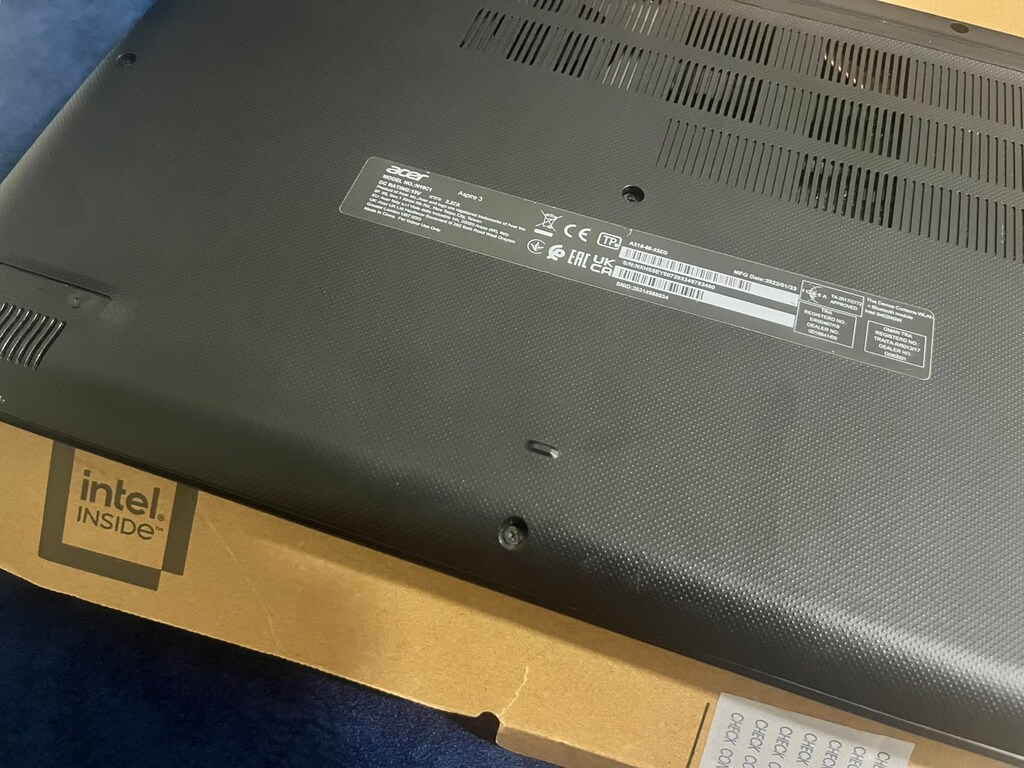 ACER ASPİRE KUTULU LAPTOP DİZÜSTÜ BİLGİSAYAR İ3 10.NESİL 256 SSD - 4