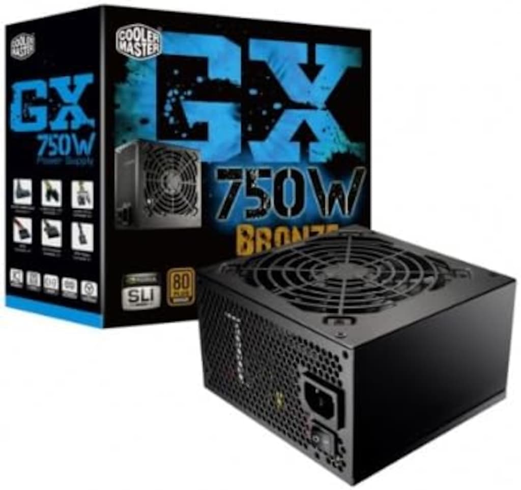 COOLER MASTER 750 WATT 80+ - POWER SUPPLY - PSU - DÜÇ KAYNAĞI - 3