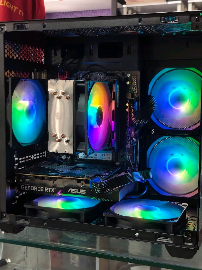 12GB RTX 3060 RYZEN 5500 16GB RAM 512 M2SSD 600W AKVARYUM KASA - 5