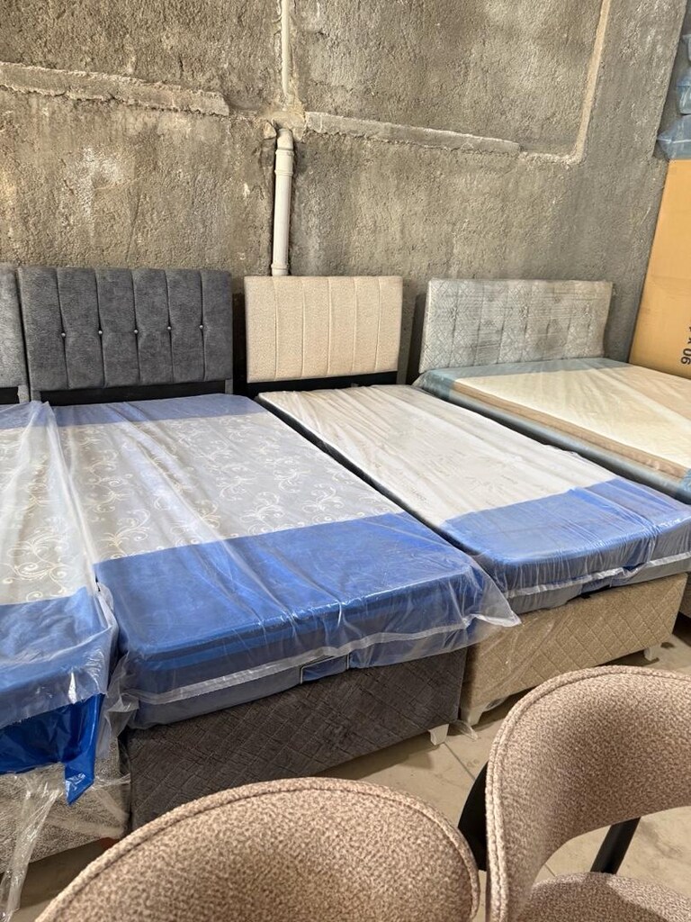 sıfır lüks tek kişilik baza başlık yatak - 4