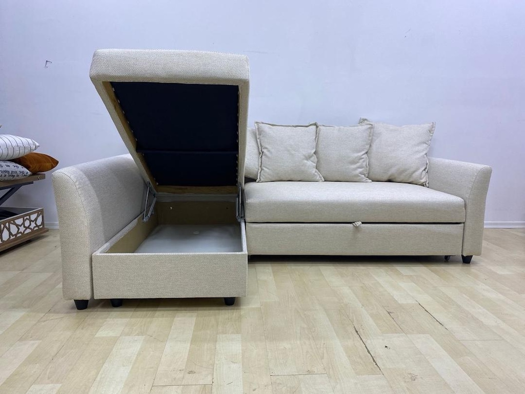 IKEA HOLMSUND SIFIR KAPLAMA YATAKLI SANDIKLI KOLTUK KANEPE - 4