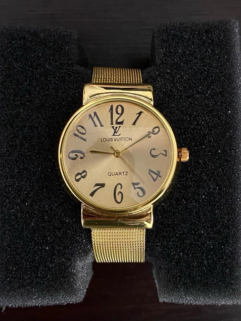 Louis Vuitton Altın Saat Vintage - 6