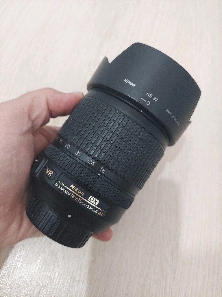 Nikon AFS 18-105mm VR Lens.Temiz - 4