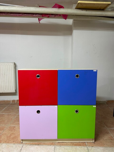 KLAS OFİS ÜSKÜDAR 40x80x80 RENKLİ ANAOKULU DOSYA DOLABI