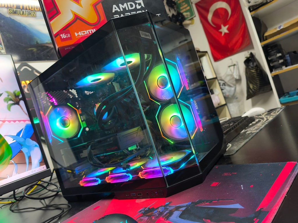 DDR5 RYZEN 5 7600X-32GB-1 TB-RX 9060XT 16GB-27 İnc 2K 180Hz - 5