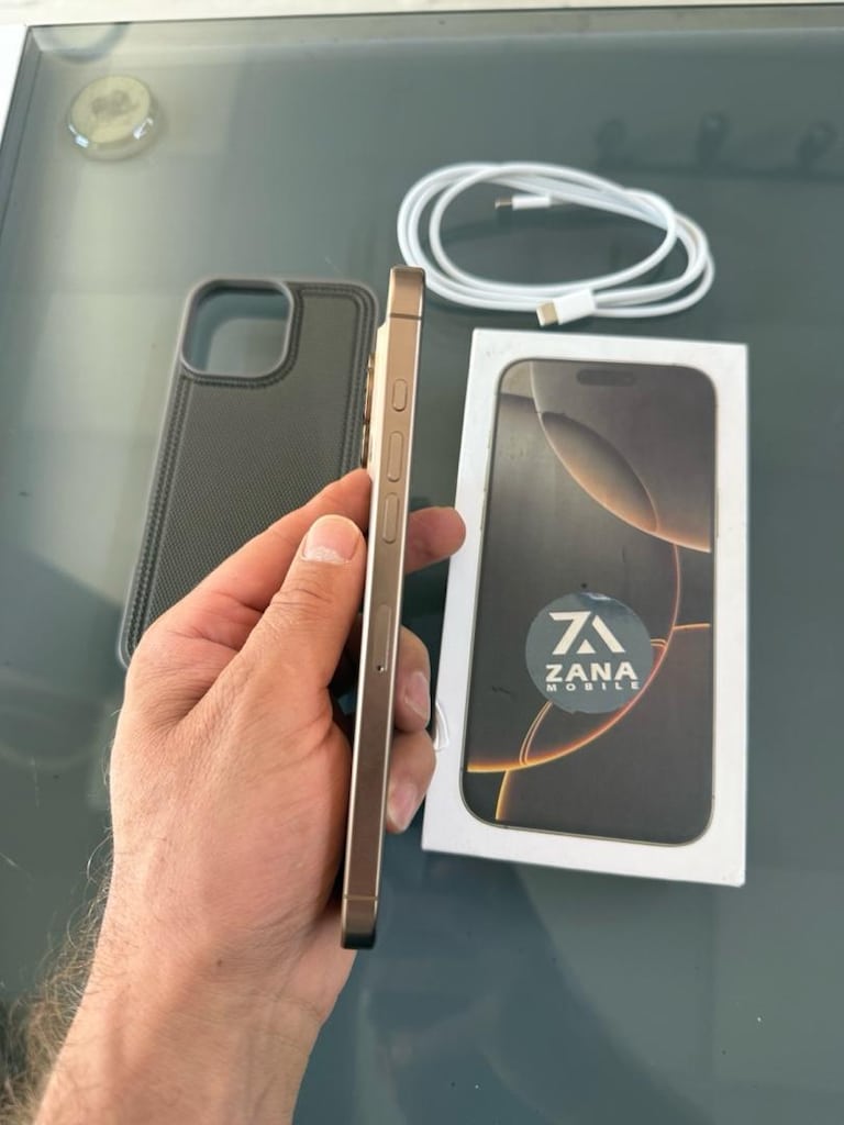 İPHONE 16 PRO MAX 512 GB HAFIZA PİL 93 DEVİR 301 ORJİNAL KUTULU - 2