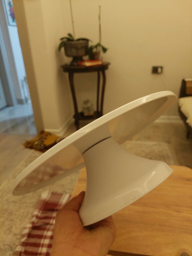 Dönerli Pasta sıvama standı. 30 cm. Sunumluk olarak da kullanılabilir. - 8