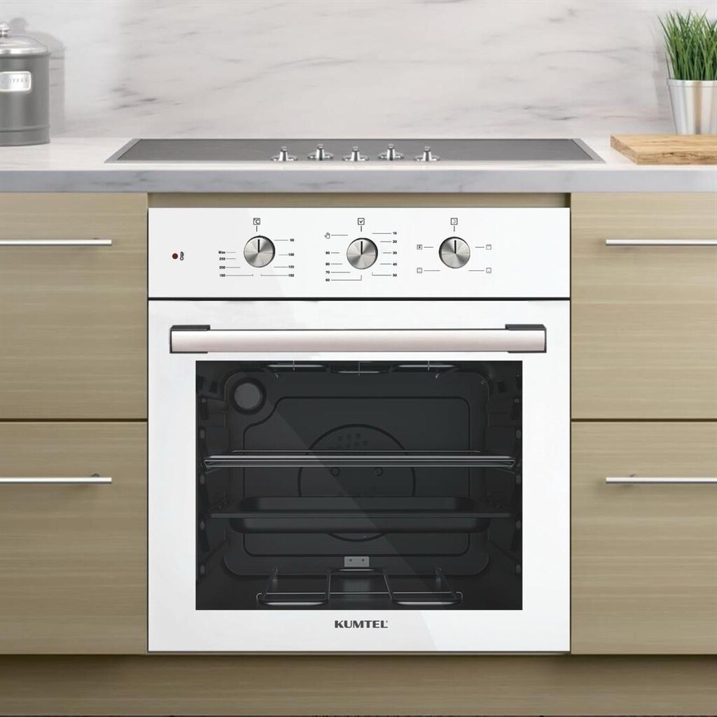 Kumtel Turbo Fanlı Beyaz Ankastre Fırın B66 - SF2 (MT) sıfır - 2