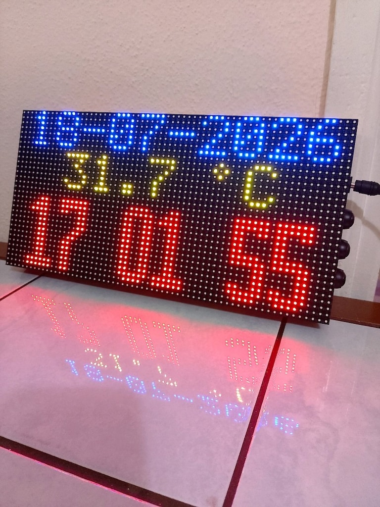 Digital duvar saati/Led saat/Duvar saati - 2