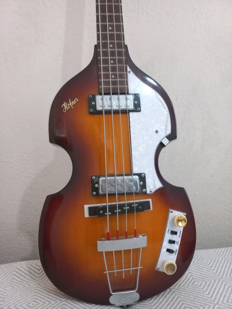 HÖFNER HI-BB-SE-SB Ignition Sunburst Violin Bas Gitar - 2