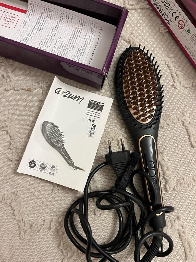 Arzum superstar saç düzleştiricisi taraklı - 3