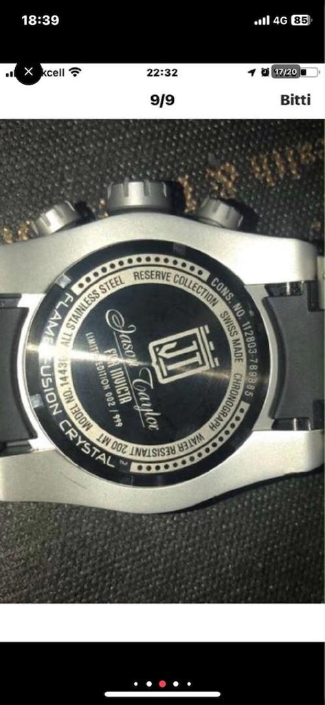 ınvıcta marka sıfır orjinal isviçre metal slikon kol ferrari bold zeus - 5