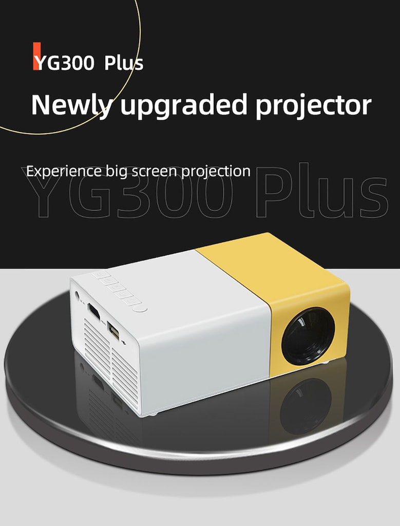 2 yıl garantili, ithalatçıdan sıfır 1280x720p mini projeksiyon cihazı