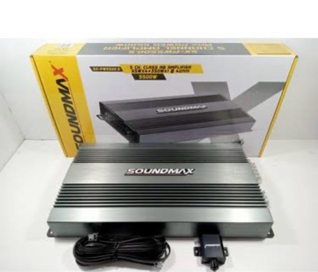 SIFIR SOUNDMAX 5500 W 5 KANAL 5.80 RMS BAS KONTROLLÜ OTO ANFİLER - 3