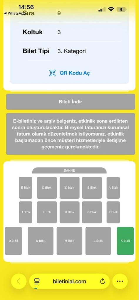 ANKARA BLUE KONSERİ 3 BİLET - 3