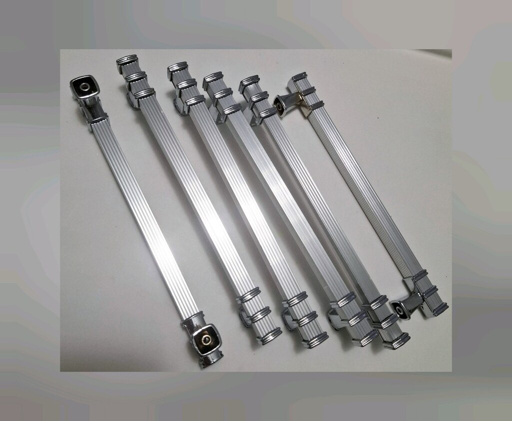 METAL KROM GÜMÜŞ DOLAP MOBİLYA KULPU YENİ MODEL MODERN HER BOY - 3