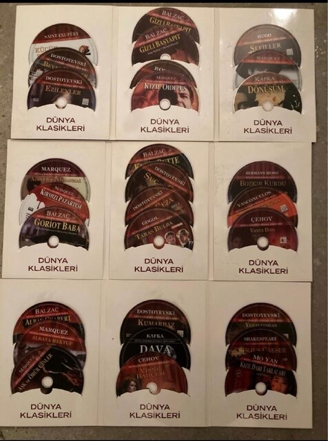 Dünya Klasikleri DVD Seti I-II-III 29 Cd