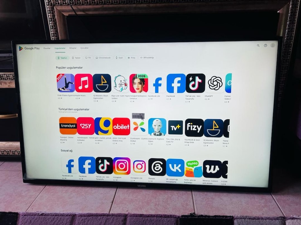 125 ekran vestel tüm uygulamalar var 8 ay ekran garantisi var son fyt - 2