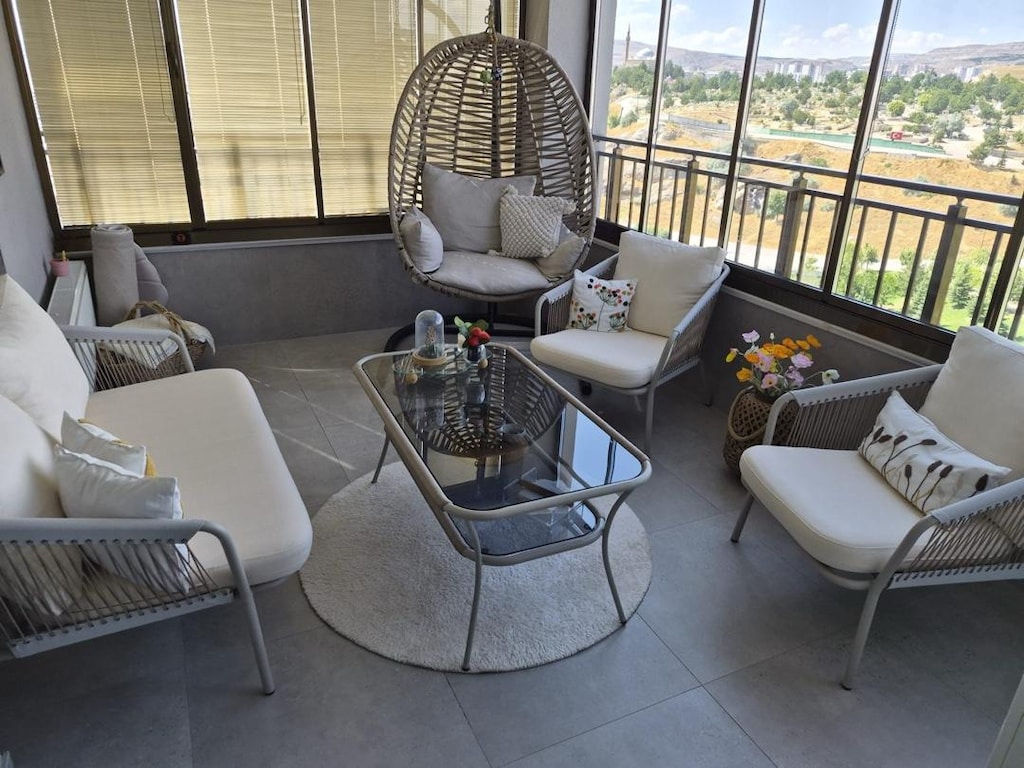 Balkon masa sandalye armut set - 2